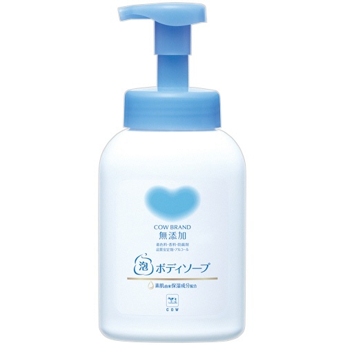牛乳石鹸共進社　カウブランド　無添加泡のボディソープ　ポンプ　５００ｍＬ　１本1
