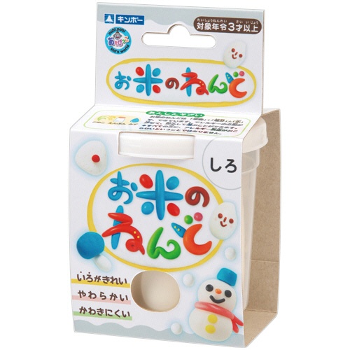 銀鳥産業　お米のねんど　白　１２０ｇ　４６２－３０６　１個1