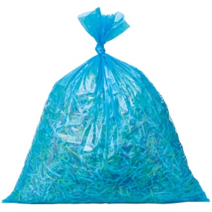 ＴＡＮＯＳＥＥ　リサイクルポリ袋　青　２０Ｌ　１パック（２０枚）2