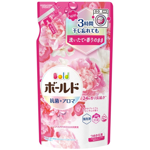 Ｐ＆Ｇ　ボールドジェル　華やかプレミアムブロッサムの香り　つめかえ用　４００ｇ　１パック1