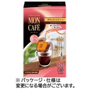 片岡物産　モンカフェ　ドリップコーヒー　カフェインレス　１箱（３０袋）1