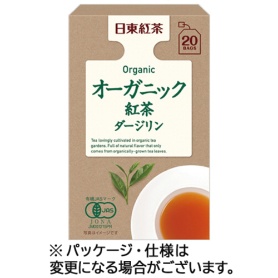 三井農林　日東紅茶　オーガニック紅茶　ダージリン　ティーバッグ　１箱（２０バッグ）