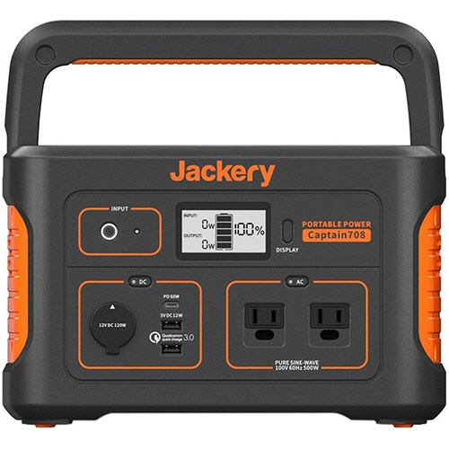 ジャクリ　ポータブル電源　７０８　７０８Ｗｈ　ＰＴＢ０７１　１台1