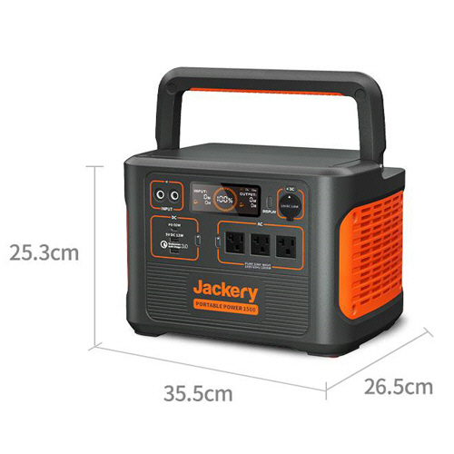 ☆未使用品☆Jackery ジャクリ ポータブル電源1500 PTB152 大容量ポータブル電源 1534Wh/426300mAh 防災グッズ 71732