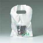 ミヤゲン　カップ持ち運び袋　キャリーカップ（バイオマス配合）　１個用　ＣＡＢ０３　１パック（１００枚）