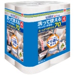 日本製紙クレシア　スコッティファイン　洗って使えるペーパータオル　７０カット　１パック