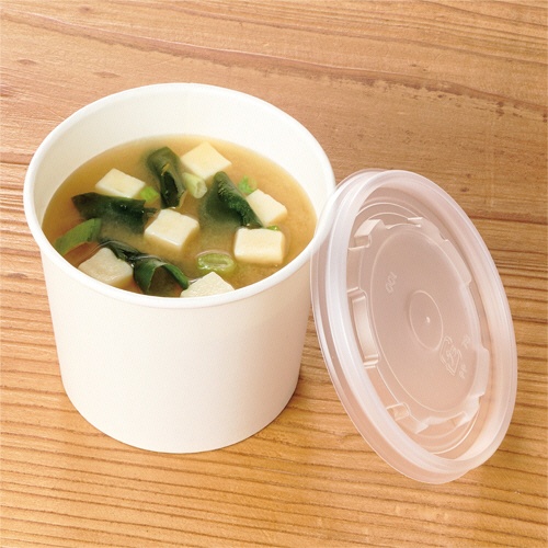 アヅミ産業　紙カップ　汁椀　本体　２９０ｍＬ　ＤＹＣ－１００－３９０　１パック（５０枚）2