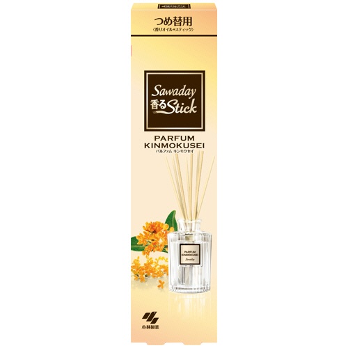 小林製薬　サワデー　香るスティック　パルファム　キンモクセイ　つめ替用　７０ｍＬ　１セット1
