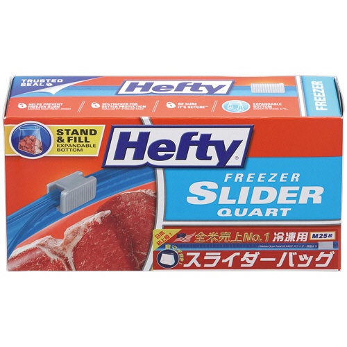 東洋アルミ　Ｈｅｆｔｙ　スライダーバッグ　冷凍・解凍用　Ｍ　１パック（２５枚）1