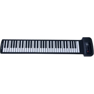 ナカガミ　ｓｍａｌｙ　ロールアップピアノ　６１鍵盤　ブラック　ＳＭＡＬＹ－Ｐ６１Ａ　１台1