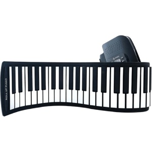 ナカガミ　ｓｍａｌｙ　ロールアップピアノ　６１鍵盤　ブラック　ＳＭＡＬＹ－Ｐ６１Ａ　１台2