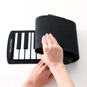 ナカガミ　ｓｍａｌｙ　ロールアップピアノ　６１鍵盤　ブラック　ＳＭＡＬＹ－Ｐ６１Ａ　１台3