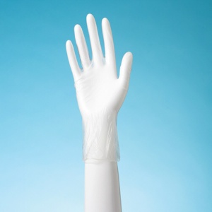 ショーワグローブ　Ｎｏ．８０９　ビニール手袋　パウダーフリー　Ｍ　半透明　ＮＯ８０９－Ｍ　１箱（１００枚）2