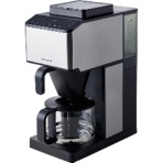 レコルト　コーン式全自動コーヒーメーカー　シルバー　ＲＣＤ－１（Ｓ）　１台