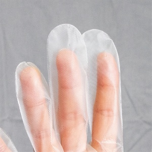オオサキメディカル　プラスハート　使い捨て介護用手袋　ロング　透明　フリー　７０２０７　１箱（３０枚）3
