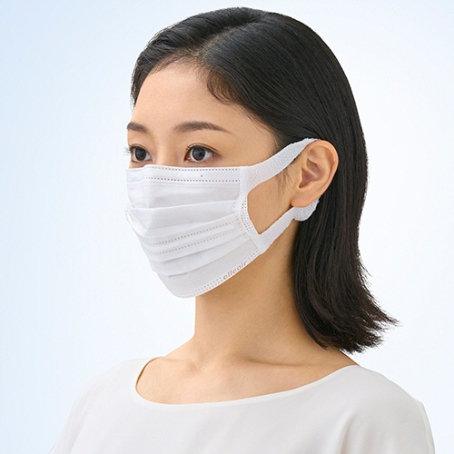 大王製紙　エリエール　ハイパーブロックマスク　贅沢保湿　小さめサイズ　ホワイト　１箱（２０枚）3