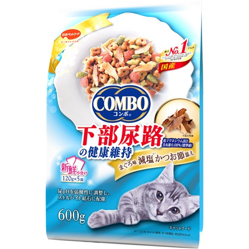 日本ペットフード　コンボ　キャット　下部尿路の健康維持　６００ｇ（１２０ｇ×５袋）　１パック1