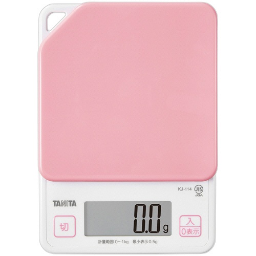 タニタ　デジタルクッキングスケール　１ｋｇ　ストロベリーピンク　ＫＪ－１１４－ＰＫ　１台1