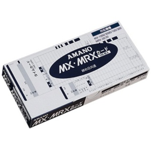 アマノ　タイムカード　ＭＸ／ＭＲＸカード　１箱（１００枚）2