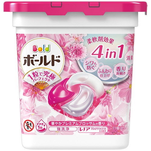 Ｐ＆Ｇ　ボールド　ジェルボール　４Ｄ　華やかプレミアムブロッサムの香り　本体　１パック（１１個）1