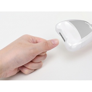 ロゼンスター　電動爪削り＆角質ケアローラー（ＵＳＢ充電式）　ＮＤ－５４９０　１台4