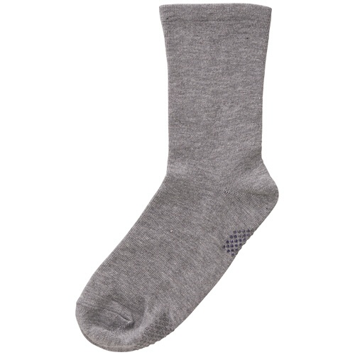 ケアファッション　名前の書けるソックス　無地（紳士）　チャコール　２４－２６ｃｍ　８００１５９－２１　１足1