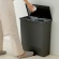 リス　ＨＯＭＥ＆ＨＯＭＥ　通路で使えるペダルダストボックス　４５Ｌ　ダークグレー　ＤＳ－９８０－１４５－５　１台2
