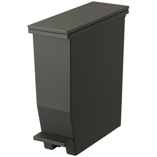 リス　ＨＯＭＥ＆ＨＯＭＥ　どこでも使えるペダルダストボックス　１３Ｌ　ダークグレー　ＤＳ－９８０－１１５－５　１台1