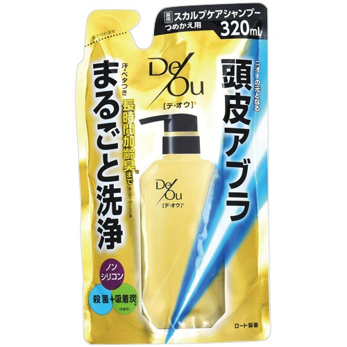 ロート製薬　デ・オウ　薬用スカルプケア　シャンプー　つめかえ用　３２０ｍＬ　１個1