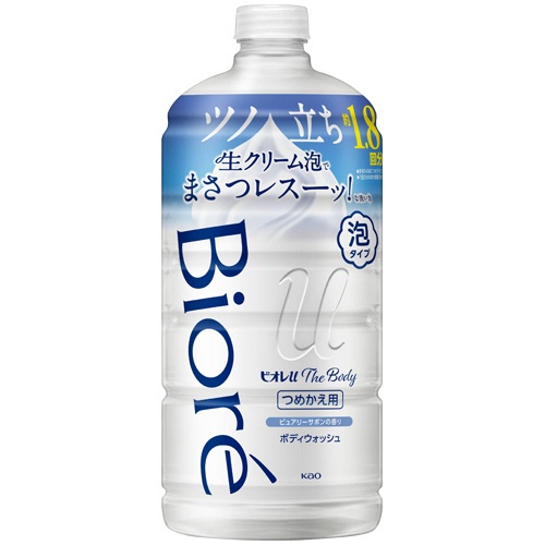花王　ビオレｕ　ザ　ボディ　泡タイプ　ピュアリーサボンの香り　つめかえ用　７８０ｍＬ　１本1