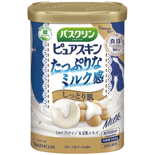 バスクリン　ピュアスキン　しっとり肌　６００ｇ　１本1