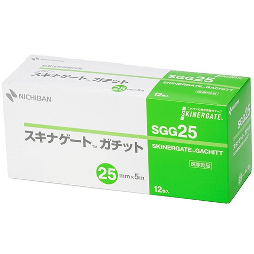 ニチバン　スキナゲート　ガチット　２５ｍｍ×５ｍ　ＳＧＧ２５　１箱（１２巻）1