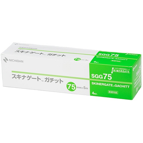 ニチバン　スキナゲート　ガチット　７５ｍｍ×５ｍ　ＳＧＧ７５　１箱（４巻）1
