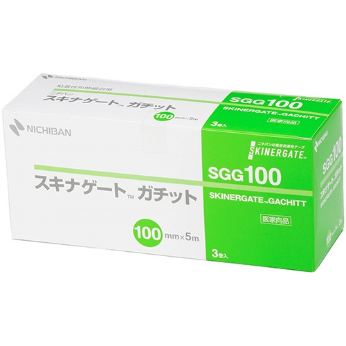 ニチバン　スキナゲート　ガチット　１００ｍｍ×５ｍ　ＳＧＧ１００　１箱（３巻）1