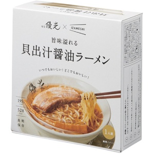 杉田エース　麺屋優光×ＩＺＡＭＥＳＨＩ　旨味溢れる貝出汁醤油ラーメン　６５２－６５１　１セット（３食）2