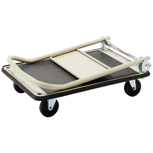 アイネット　ＰＯマット　静運スチール台車　１５０ｋｇ荷重　ＩＫ５０１－１　１台2