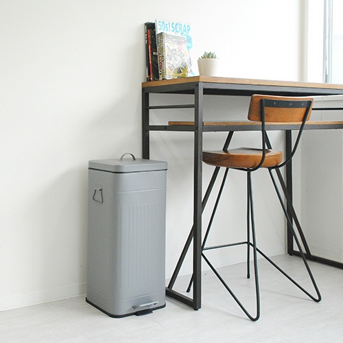 アントレックス　Ｇａｌｖａ　ダストボックス　スクエア　３０Ｌ　マットグレー　１台4