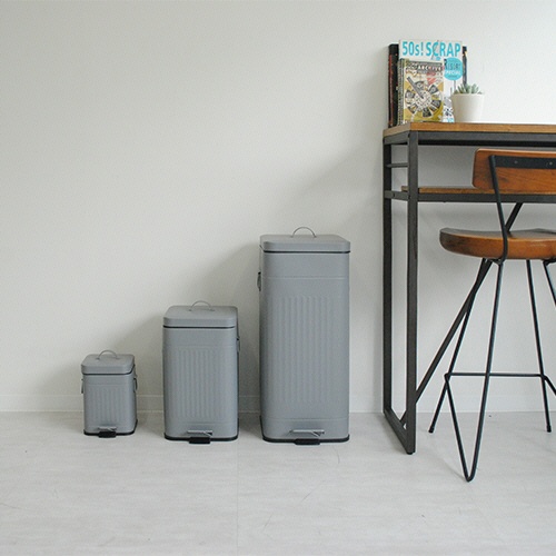 アントレックス　Ｇａｌｖａ　ダストボックス　スクエア　３０Ｌ　マットグレー　１台5