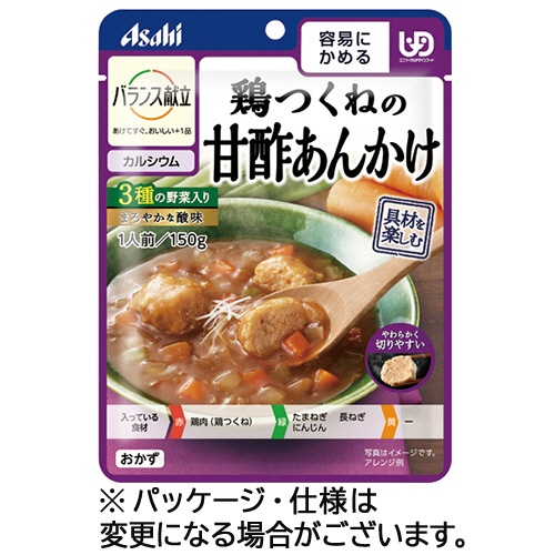 アサヒグループ食品　バランス献立　鶏つくねの甘酢あんかけ　１５０ｇ　１パック1