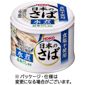 宝幸　日本のさば　水煮　食塩不使用　昆布だし使用　１９０ｇ　１缶