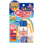 大日本除蟲菊　ＫＩＮＣＨＯ　蚊がいなくなるスプレー　２００回　無香料　１本