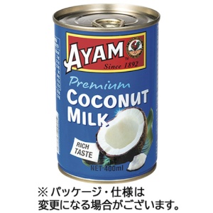 日仏貿易　アヤム　ココナッツミルク　プレミアム　４００ｍｌ　１缶1