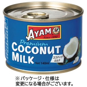 日仏貿易　アヤム　ココナッツミルク　プレミアム　１４０ｍｌ　１缶1