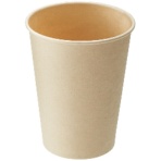 シモジマ　ＨＥＩＫＯ　バンブー紙コップ　９オンス（２７０ｍＬ）　＃００４７７０９４４　１パック（１００個）