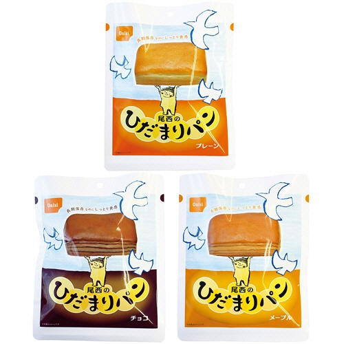 尾西食品　尾西のひだまりパン　３種アソートセット　４０３２　１箱（３６食）1