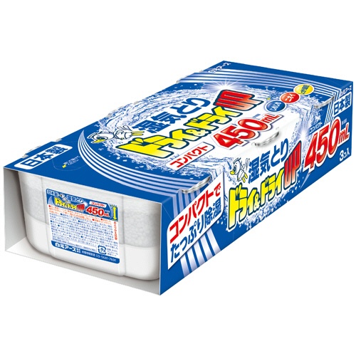 白元アース　湿気とり　ドライ＆ドライＵＰ　４５０ｍＬ　１パック（３個）1