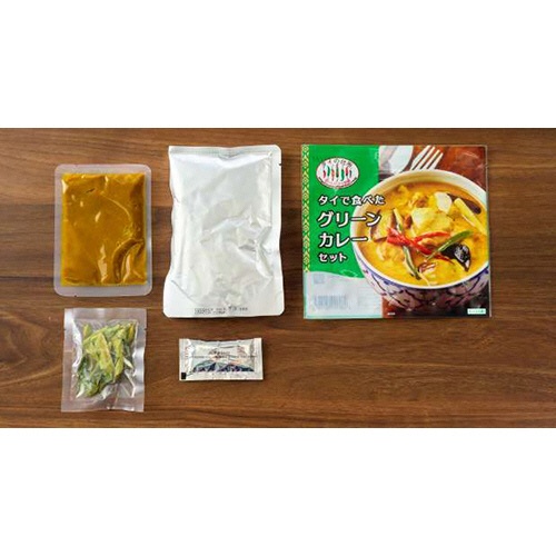 アライドコーポレーション　タイの台所　タイで食べた　グリーンカレーセット　２１６ｇ（２～３人前）　１個2