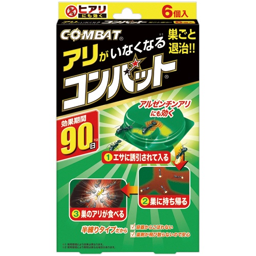 大日本除蟲菊　ＫＩＮＣＨＯ　アリがいなくなるコンバット　１パック（６個）1