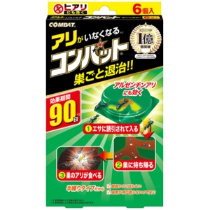 大日本除蟲菊　ＫＩＮＣＨＯ　アリがいなくなるコンバット　１パック（６個）1