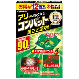 大日本除蟲菊　ＫＩＮＣＨＯ　アリがいなくなるコンバット　１パック（１２個）